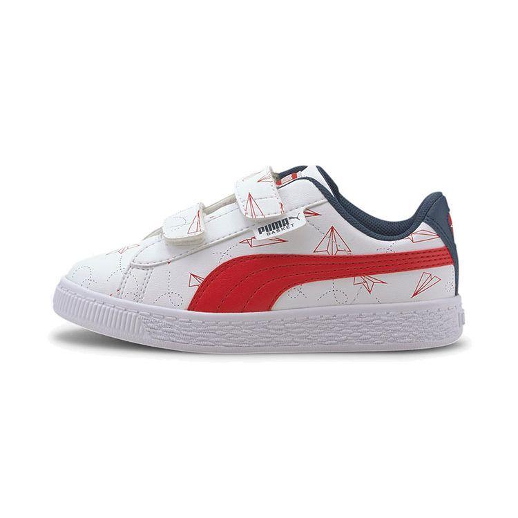 

Puma Basket Paper Plane Casual Low-Top Kids Sneakers Kids sneakers White Blue Red 371187-01 30