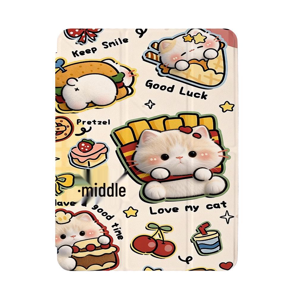 

Creative Little Cat iPad Pro 3rd Gen/Air 5 11-inch Stand Flip Cover iPad Pro 4th Gen (2022) 11-inch