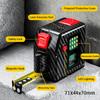 Drop Proof Distance Meter 3 In 1 Laser Ruler Fast Data Lock 5 Meter Tape Measure  Furniture Install