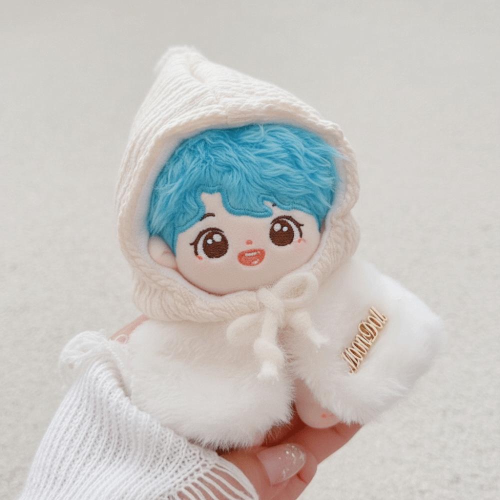 Replacement 10cm Cotton Doll Clothes Plush Cloak Doll Plush Shawl Clothes  Doll Accessories