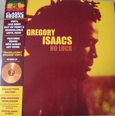 LP Record GREGORY ISAACS - No Luck (Orange Vinyl) 783767ORANGE Culture Factory 2024 Europe Reggae, Ska & Dub