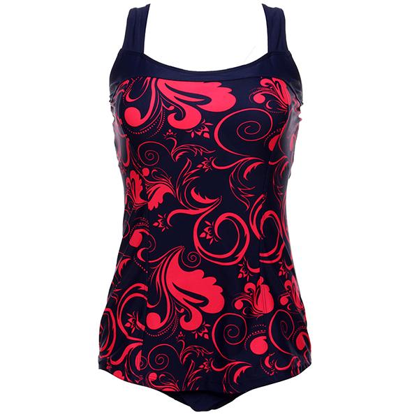 Buy Andzhelika Women One Pieces Swimsuit Plus Size Swimwear Print