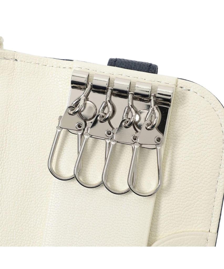 Porter Double Key Case 129-06014 Navy/Natural