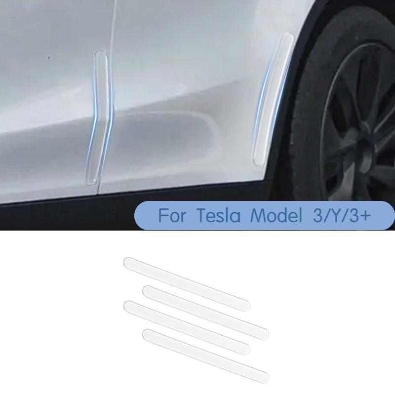 For Tesla Model 3/Y/3+ Highland 2017-2025 Anti-collision Strip Car Door Invisible Scratch Resistant Protection Strip Accessories