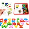 Children's Colorful Wooden Letter Flashcard English Alphabet Puzzle Game Montessori Education Teaching Resources Educational