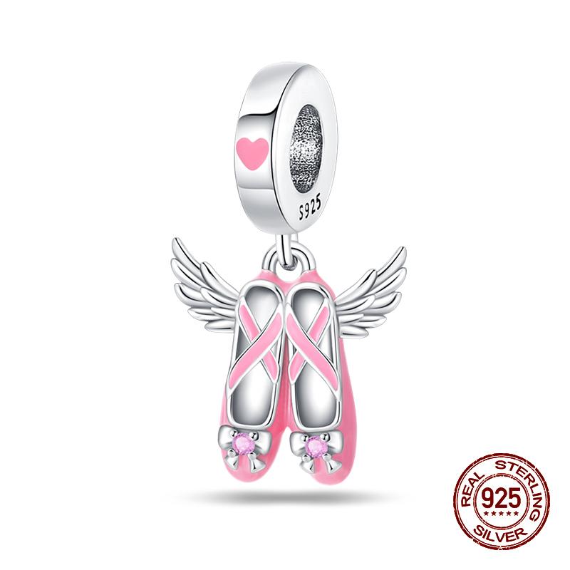 100% 925 Sterling Silver Guitar Musician Painter Doctor Career Charm Bead Fit 925 Original Bracelet DIY Souvenir Jewelry