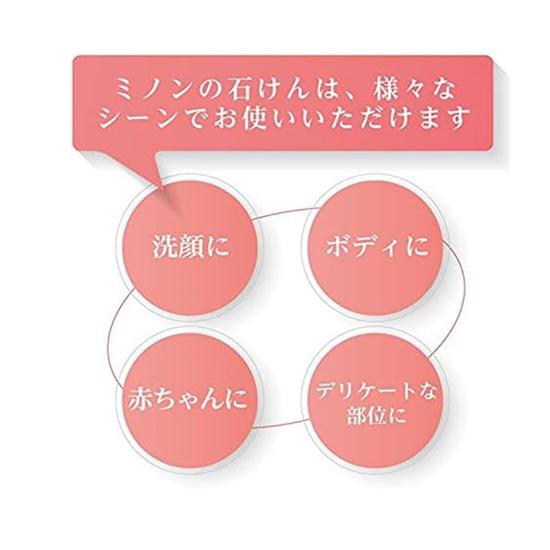 Daiichi Sankyo Healthcare   MINON Skin Soap 80g, 5-Pack Set - Gentle Cleansing for Sensitive Skin