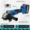 588VF 1580W 125mm DIY Power Tool Cutting Machine Polisher for 18V Battery Brushless Cordless Impact Angle Grinder