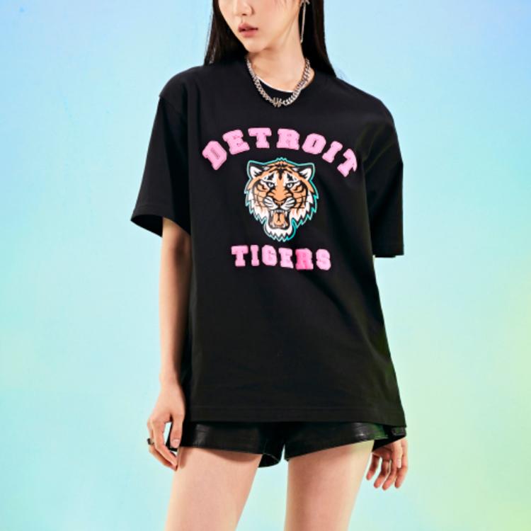 New MLB T Shirts Unisex Black 3ATSC2023-46BKS