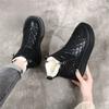 Fashion Platform Elegant With Low Heels Ladies Snow Boots Chunky Female Shoes Plus Warm Demi-season Spring Autumn Winter 2024 Footwear