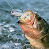 6pcs Spin Spoon Sequins Artificial Baits Jig Head Wobblers Swimbait T Tail Soft Baits for Trout Bass Fishing