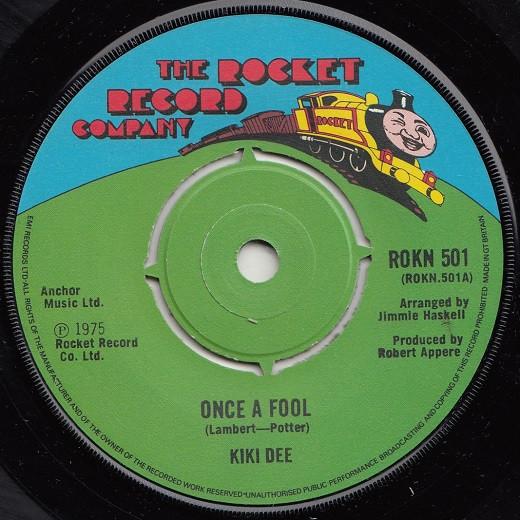 

7inch Record KIKI DEE - Once A Fool ROKN501 The Rocket Reco 1975 UK Rock Used