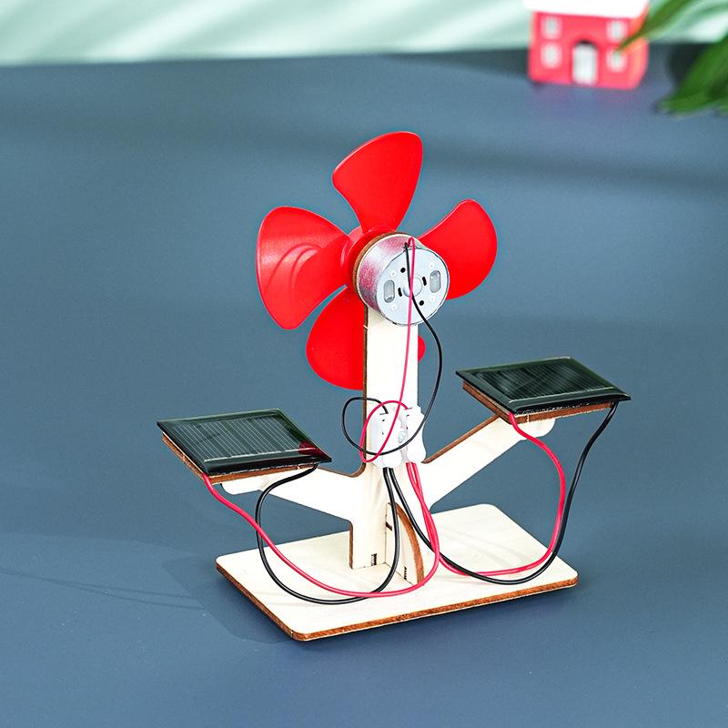 DIY Solar Fan Wooden Science Experiment Kit - Ideal for Cultivating Interest In Technology