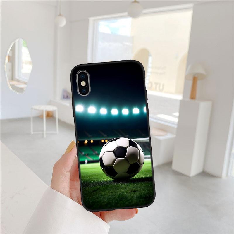 BF58 Football Soccer Soft Shell Phone Case for Xiaomi Poco C40 C50 C51 C55 C65 C71 C75 F3 F5 F6 F7 M2 M3 Pro Ultra