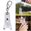 Nut and Bolt Thread Gauge Identifier Portable Precise Thread Size Checker Keychain Inch and Metric Quick Hand Measuring Tool