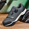 Mens Mountain Bike Cycling Shoes With Cleat System Breathable Lightweight Trail Riding Footwear