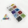 406 Pieces 5mm Eyelet Buckle Punching Pliers Colorful Leather Fabric Bag Wallet Eyelet Punching Tool Set