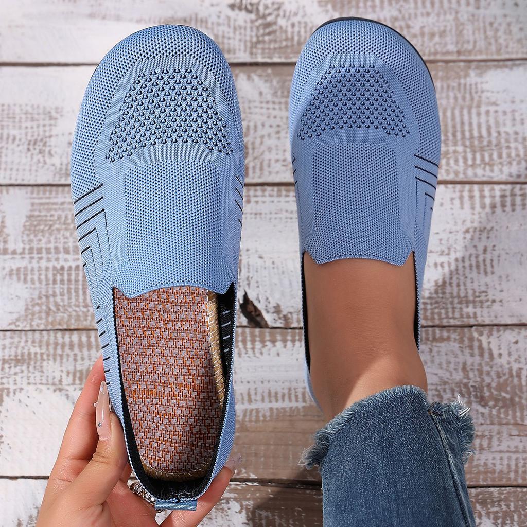 Scarpe da Donna Taglie Forti, Sandali Traspiranti e Comodi, Scarpe Piatte a Fondo Morbido, Scarpe Casual da Esterno per Mamma