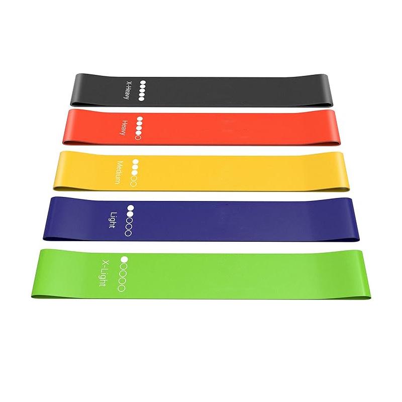 Women's Colored Resistance Bands for Yoga, Glute Training, and Fitness