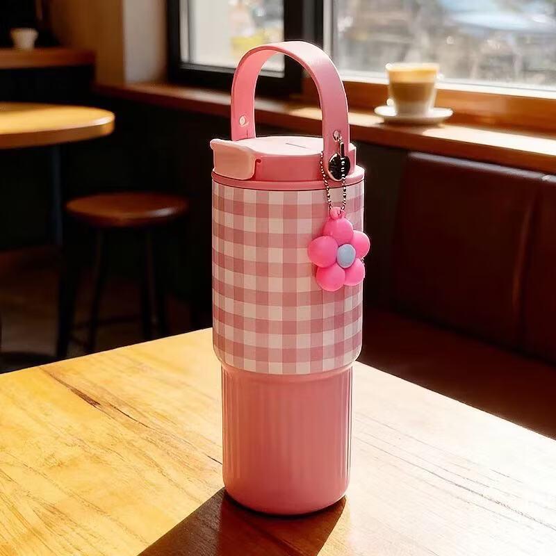 316 Stainless Steel Insulated Tumbler with Handle 750ml
