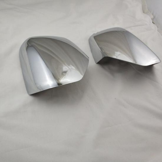 Chrome Rearview Mirror Side Lid Cover Trim For 2005-2014 Mitsubishi Triton L200