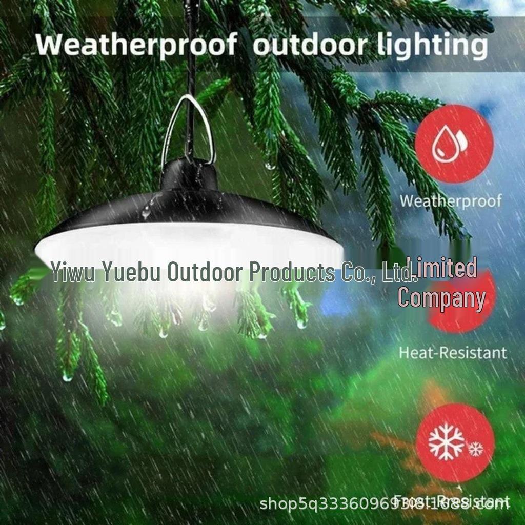Solar-Anhängerleuchte - Doppelköpfig, Wetterfeste Garten- & Notbeleuchtung mit Fernbedienung
