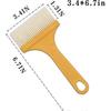 Multifunction Basting Brush for Cooking Pastry Brush Baking Food Butter Brush Dusting Brush for Cooking Grease Brush for Baking(3.4 * 6.7in)yellow