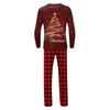 Christmas Prints Family Matching Long Sleeve Tops+Pants Set Family Matching Sets