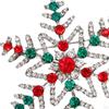 Christmas Brooch Pins, Cloth Decorative Accessories for Turbans Decoration