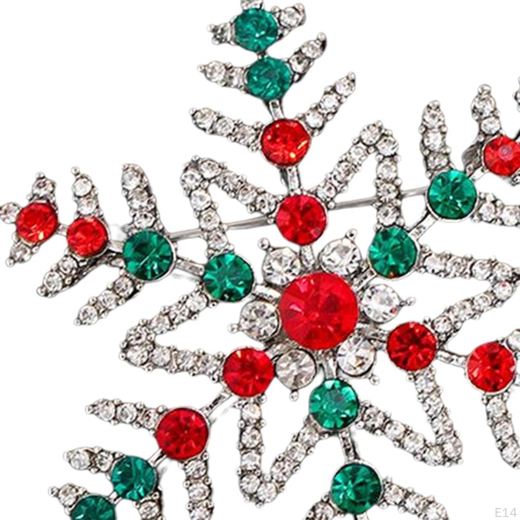 Christmas Brooch Pins, Cloth Decorative Accessories for Turbans Decoration