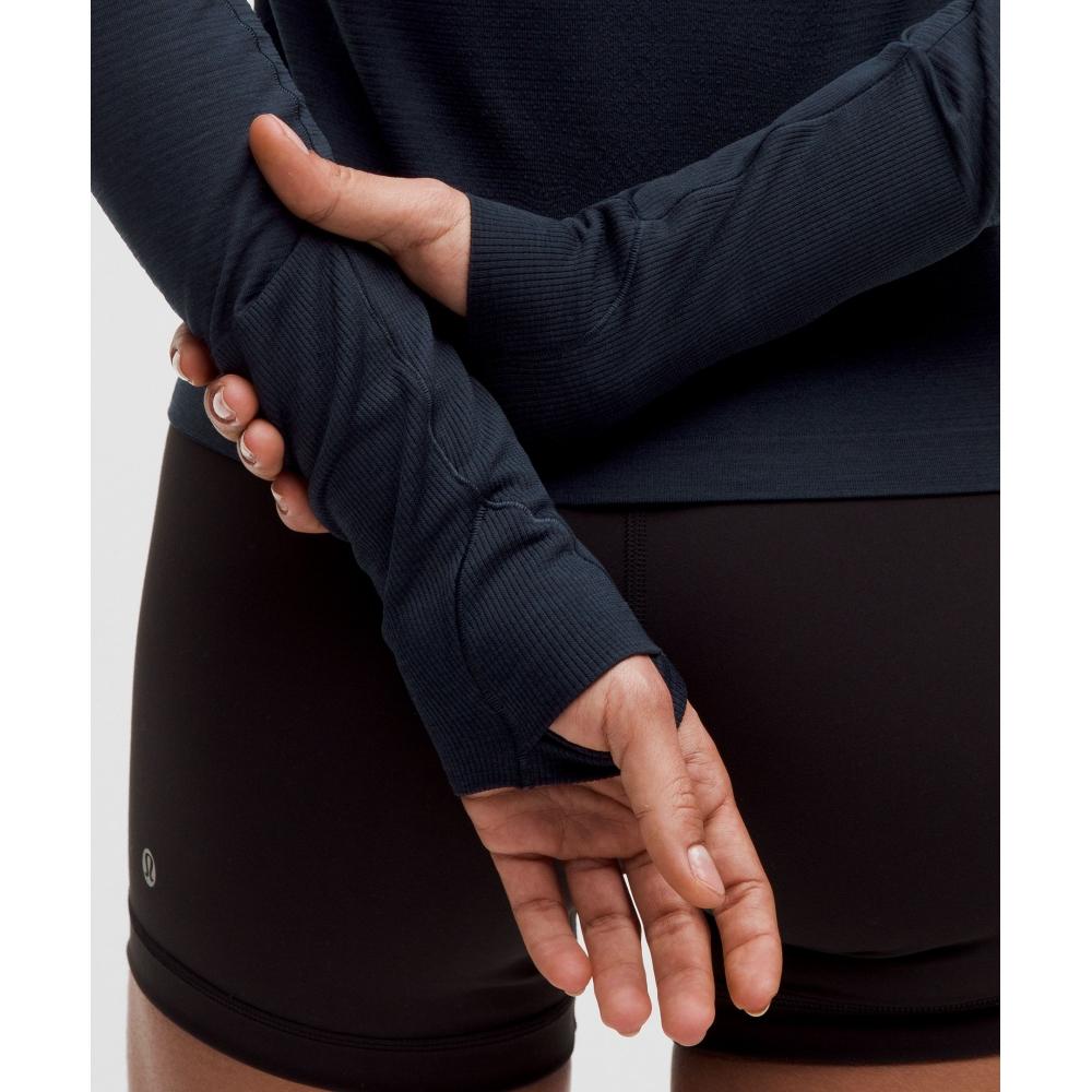Lululemon Swiftly Tech Long Sleeve Shirt 2.0  Waist Length True Navy True Navy