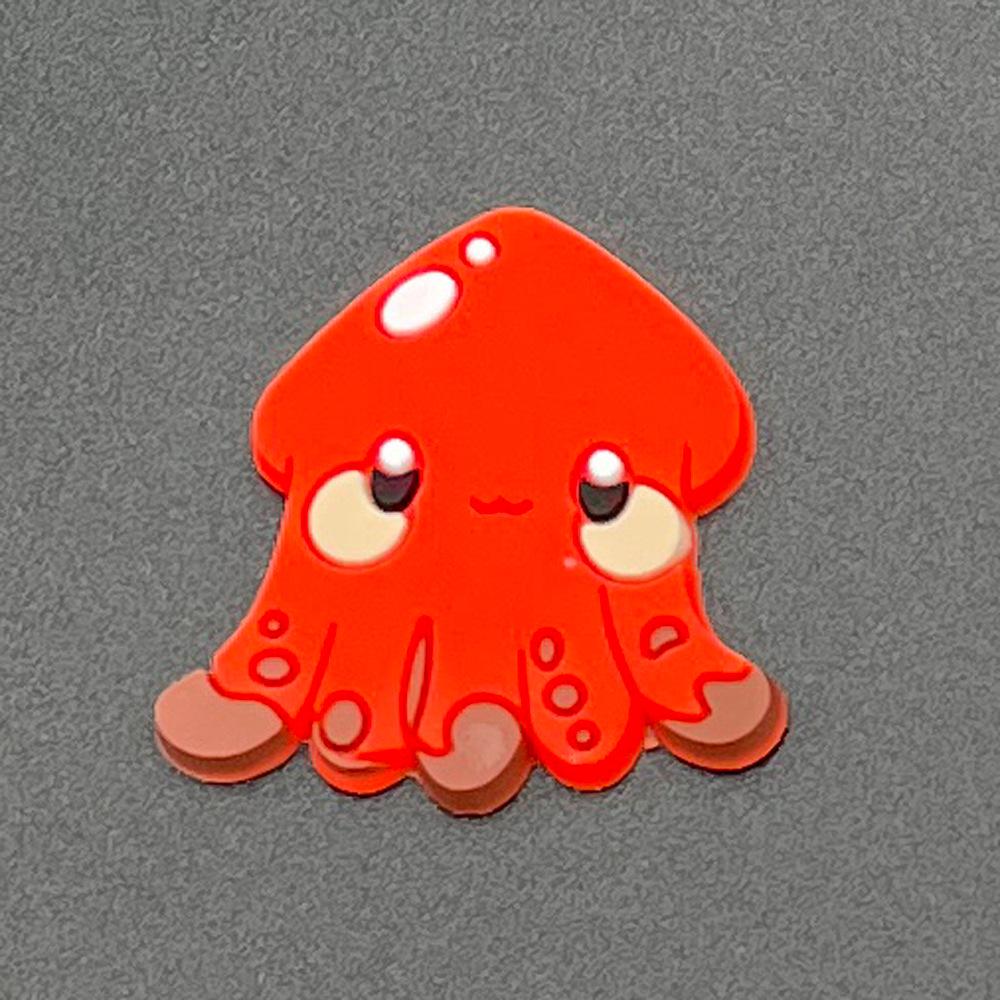 Underwater Animals PVC Soft Rubber DIY Crocs Phone Case, Fridge Magnet, Milk Tea Cup Hair Clip & Stickers