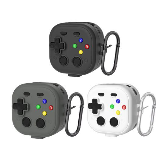 Earphone Case for Galaxy Buds 4 Pro Earbud Protective Carrying Case Funny Game Console Design Hard Shell Cover with Keychain for Boys Men