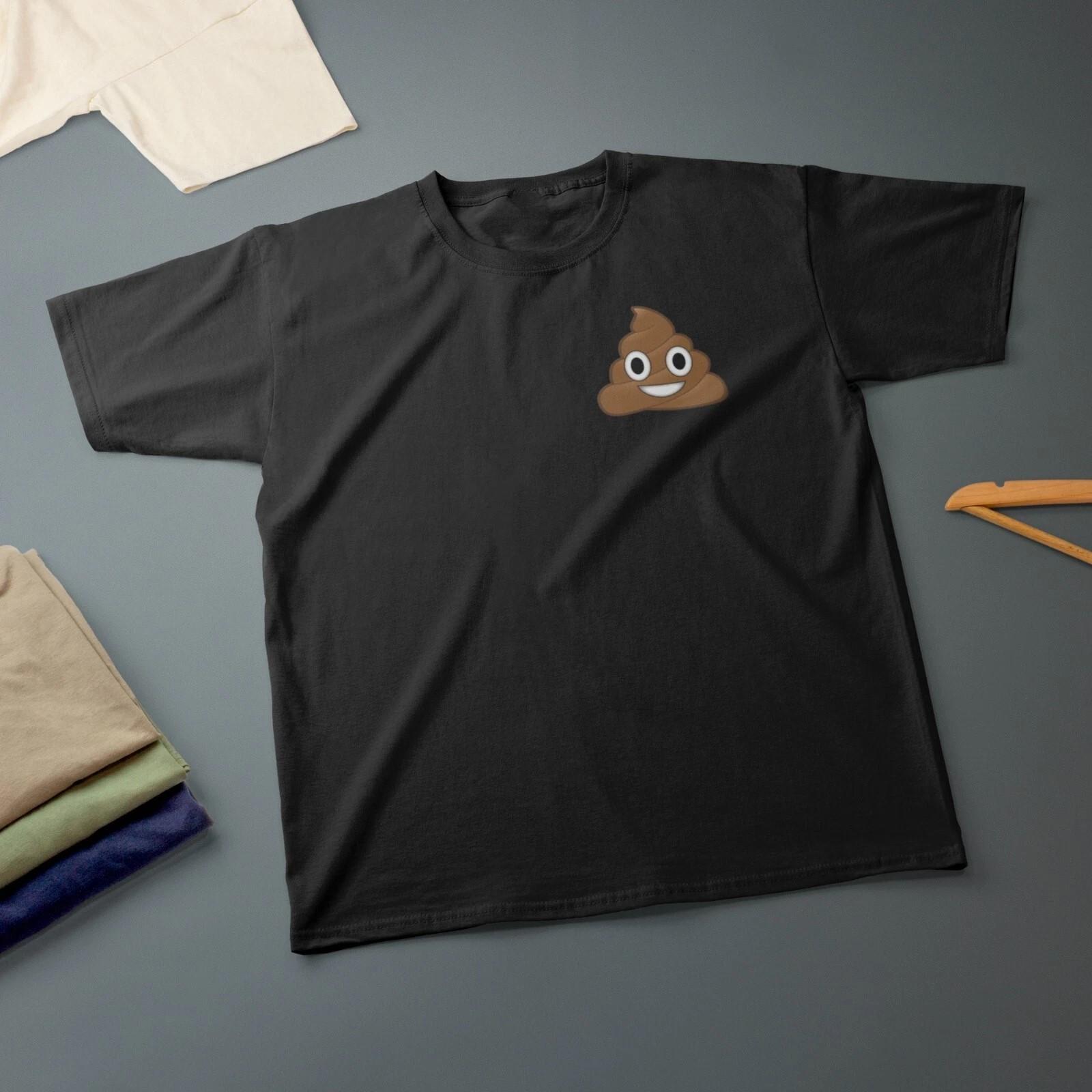 Funny Poop Emoji Graphic T-Shirt HOT ITEM XXL