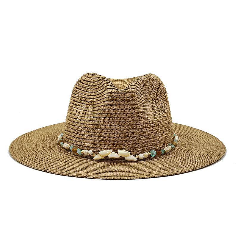 Summer Straw Hat Fashion Simple Hat For Men Women Wide Brim Jazz Hat Casual Classic Sun Hat Foldable Travel Beach Hat