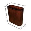 Narrow Wooden Trash Bin Simple Home Wastebasket Small Space Paper Holder Modern Bedroom Storage Dustbin for Bathroom