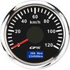 30km/h 60km/h 120km/h 200km/h Speed Gauge with GPS Antenna 52mm Gps Speedometer 7 color Backlight for 12V Car Boat