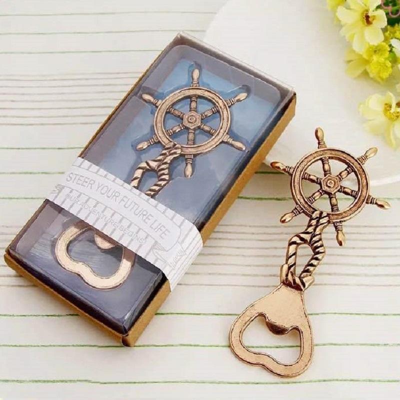 Steer Your Future Life Antique Rudder Bottle Opener Wedding Favors Beer Opener