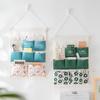 Wall Mounted Storage Bag Multiple Pockets Sundries Storage Pouches Portable Hanging Bag  Dormitory