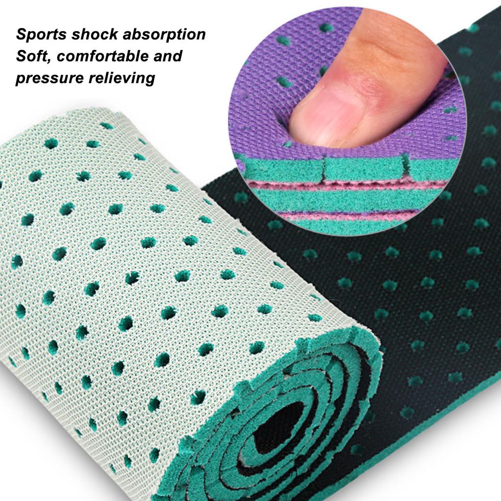 Self Cut Insoles Breathable Mesh Shock Absorption Comfortable Self Cut Sport Shoes Insoles Pad for Women Men