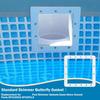 2Pcs Pool Skimmer Gasket Rubber Seals Swimming Pool Pump Drain Accessories Simple Installs for Above Ground Inground