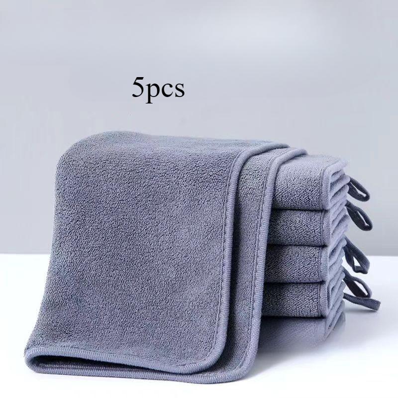 

5 шт. 30x60 см салфетка для уборки домашнее полотенце впитывающая салфетка для мытья пола протирания стола и чашек утолщенное полотенце для рук подвесного типа 30x60cm