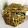 1pc Tribal Patterns Auto Open/Close Umbrella with One Touch Button,, Windproof Design   Lightweight Portable Umbrella for Women & Men6030