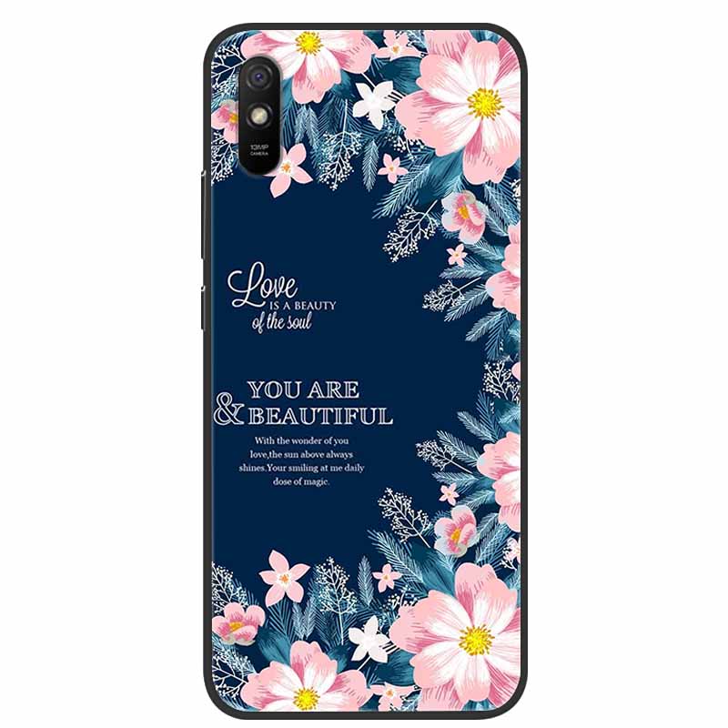 For Xiaomi Redmi 9A Case Redmi 9AT Shockproof Soft Silicone TPU Back Cover For Redmi 9i 9A Sport Phone Cases 9AT Cute Cartoon