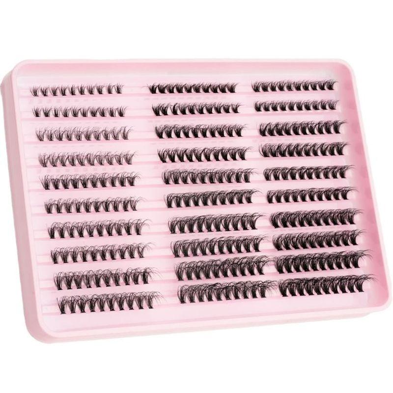 Lashie - Set: Curl Multipack False Eyelashes Cluster (Various Designs)