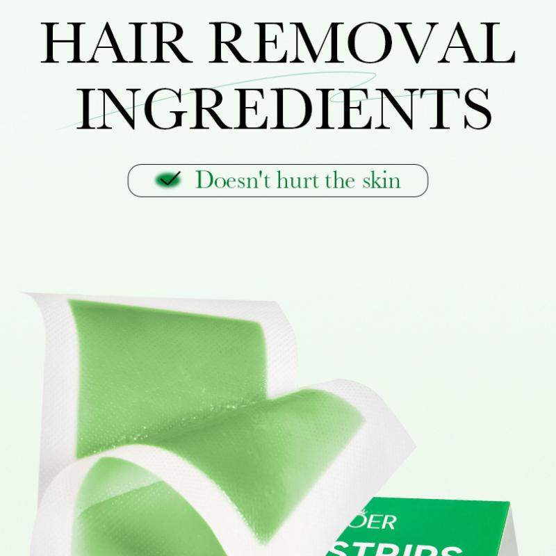 Plant Double-sided Hair Removal Wax Paper SADOER Armpit Hair Leg Hair Body Hair Removal Cream