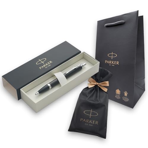 Ballpoint Pen by PARKER, Parker IM Matte Black CT, Medium Point, Oil-Based