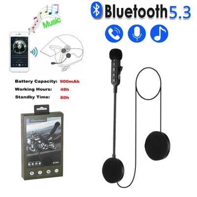 BT30S Motosiklet Kaskı Kulaklık Bluetooth 5.3 Kablosuz Kulaklık Eller Serbest Arama Kiti Stereo Sürücü MP3 Müzik Çalar