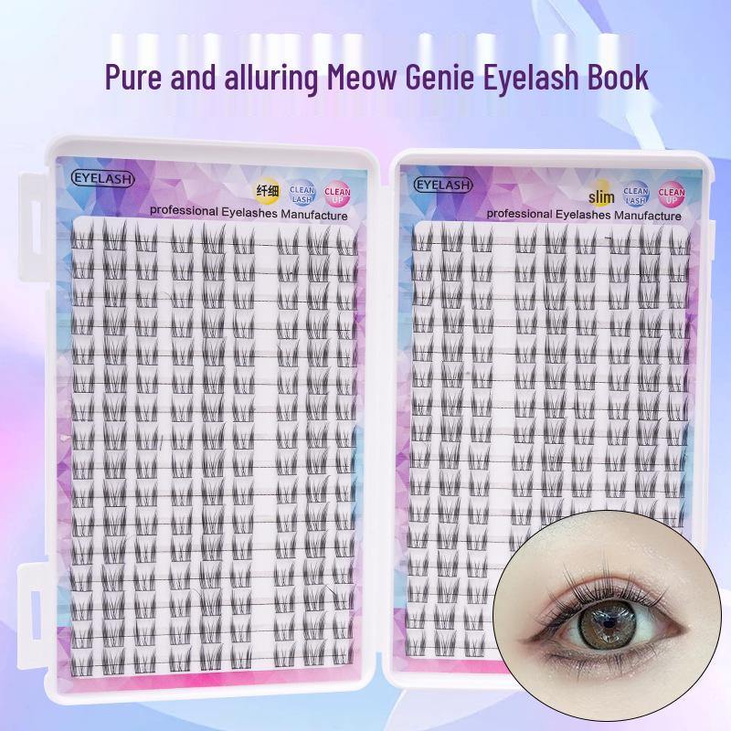 Eyelash Book: 640 Clusters with 30P40P Mix, Large Capacity & Multiple Styles - Super Soft & Dense Lashes for Europe and America