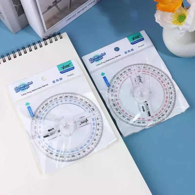 1/3/5Pcs Protractor Measuring Tool Circle Protractor Drafting Tools 360-degree Math Geometry For Classroom